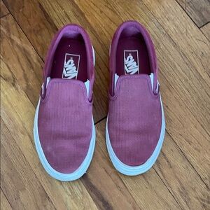 Vans Fuchsia Slip-On Shoes